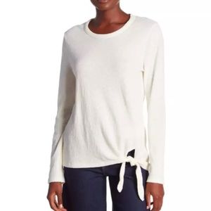 MADEWELL  IVORY LONG‎ SLEEVE TOP